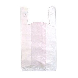 High Density White T-Shirt Bag- Lar